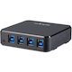 StarTech.com 4X4 USB 3.0 Peripheral Sharing Switch - USB Switch for Mac / Windows / Linux - 4 Port USB 3.0 Switch - USB A/B Switch