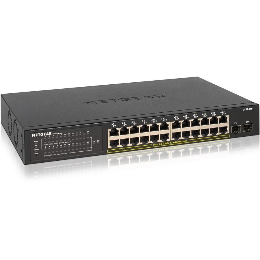 Netgear S350 GS324TP Ethernet Switch