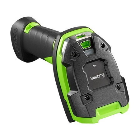 Zebra DS3608-HD Handheld Barcode Scanner - Cable Connectivity - Industrial Green