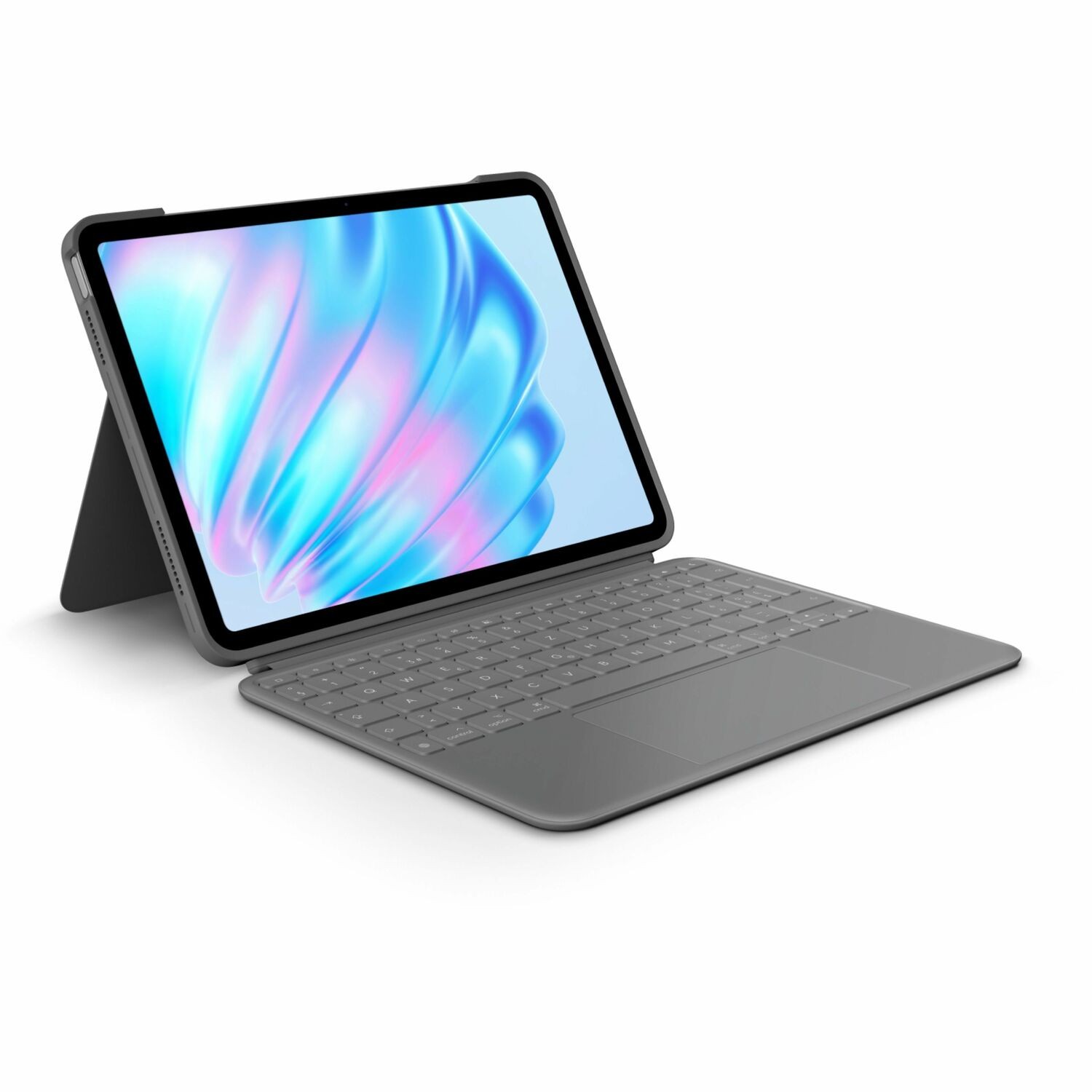 Logitech Combo Touch Toetsenbord/hoes voor 27,9 cm (11") Apple iPad Air 11 (2024), iPad Air (5e generatie), iPad Air 11 (2025) Tablet-pc - Grijs