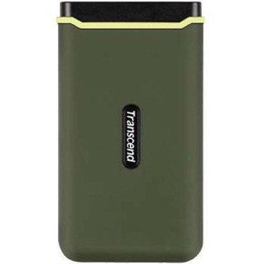 Transcend 1 TB Portable Solid State Drive - External - Military Green