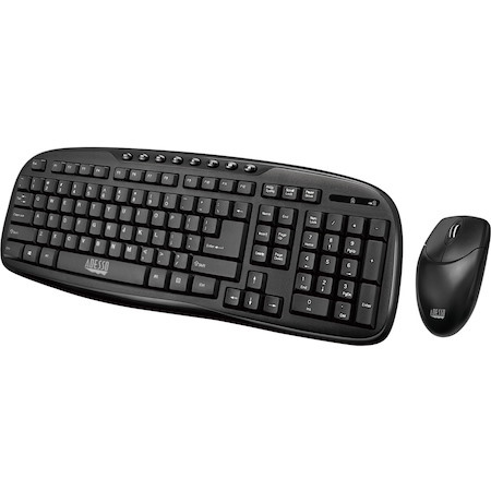 Adesso Wireless Desktop WKB-1330CB Keyboard & Mouse - English (US) - Retail