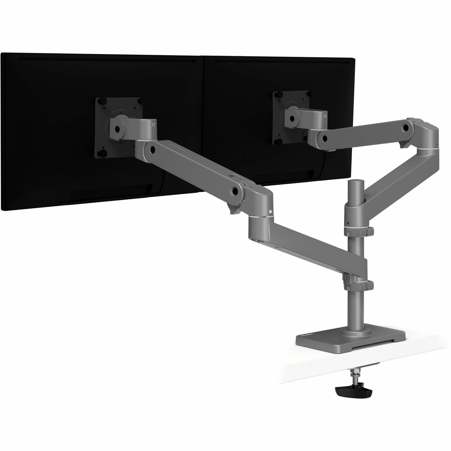 Ergotron Desk Mount for Monitor, LCD Display - Dark Grey