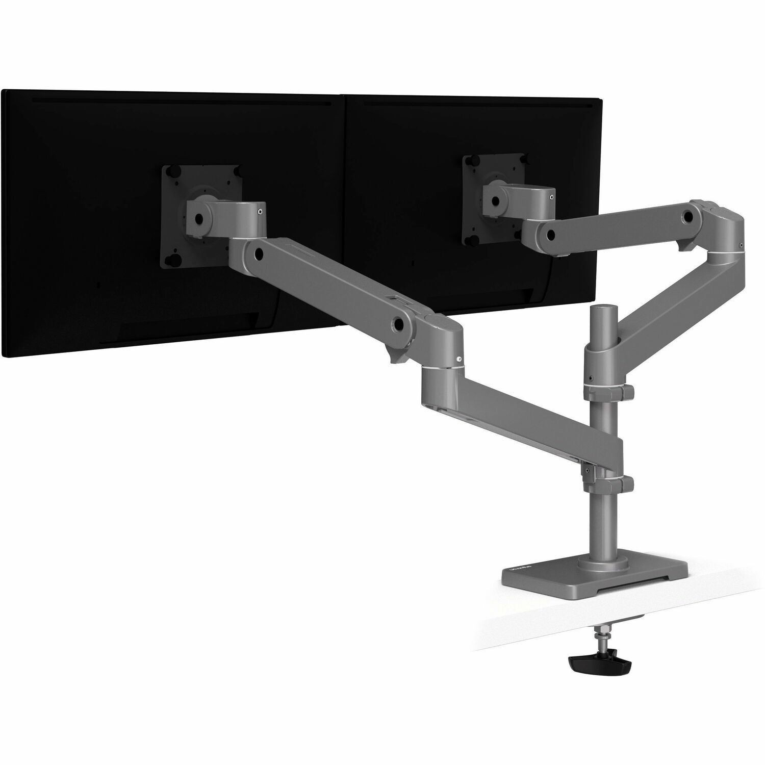 Ergotron Desk Mount for Monitor, LCD Display - Dark Grey