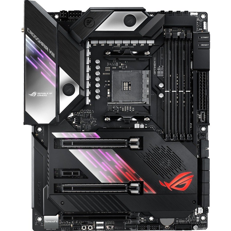 Asus ROG Crosshair VIII Formula Desktop Motherboard - AMD X570 Chipset - Socket AM4 - ATX
