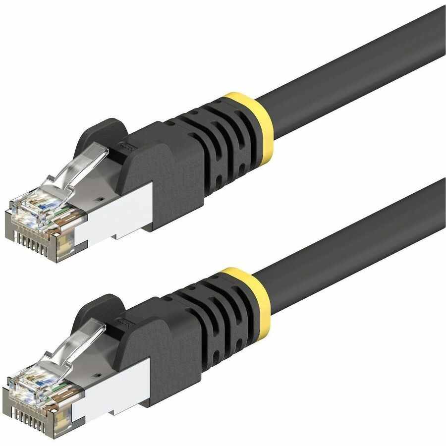 StarTech.com 3m Cat6A Outdoor Netwerkkabel, Zwart, Snagless RJ45, S/FTP, 23AWG Pure Koperdraad, Shielded Outdoor Patchkabel, UV Bestendig