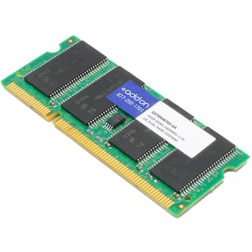 AddOn Lenovo&reg; GX70N46765 Compatible Factory Original 16GB DDR4-2400MHz Dual Rank x8 1.2V 260-pin SO-DIMM