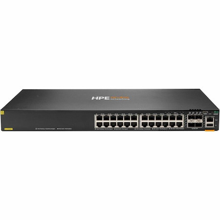 Aruba 6300F 24p 10M/100M/1G Class4 PoE 4p SFP56 50G TAA Switch