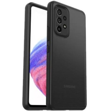 OtterBox React Case for Samsung Galaxy A53 5G Smartphone - Black Crystal (Clear/Black)