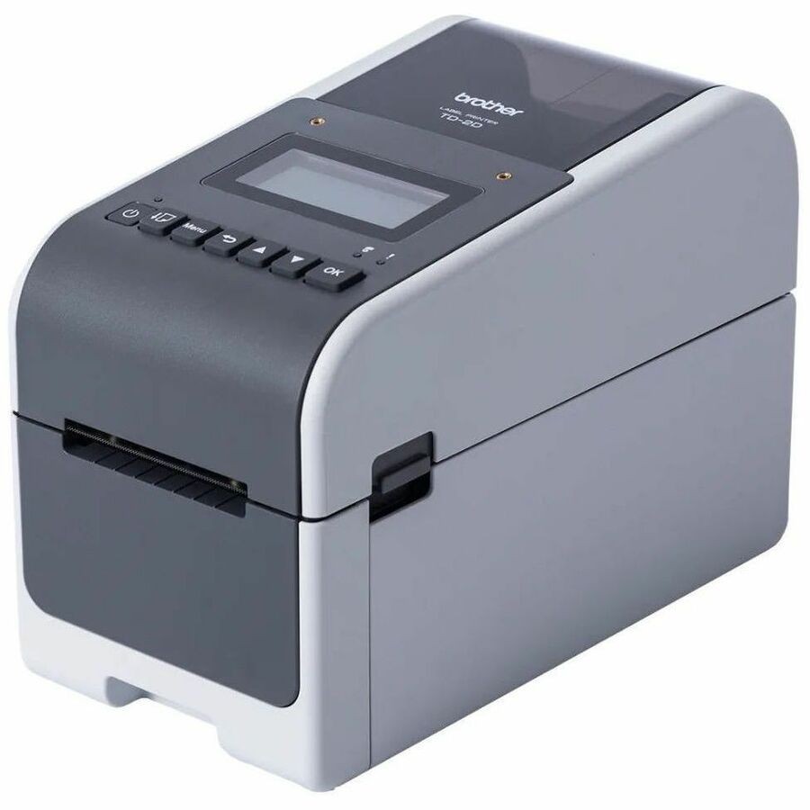 Brother TD-2350D Retail, Healthcare, Laboratory Direct Thermal Printer - Monochrome - Desktop - Label/Receipt Print - USB - USB Host - Serial - Bluetooth - Wireless LAN - With Cutter
