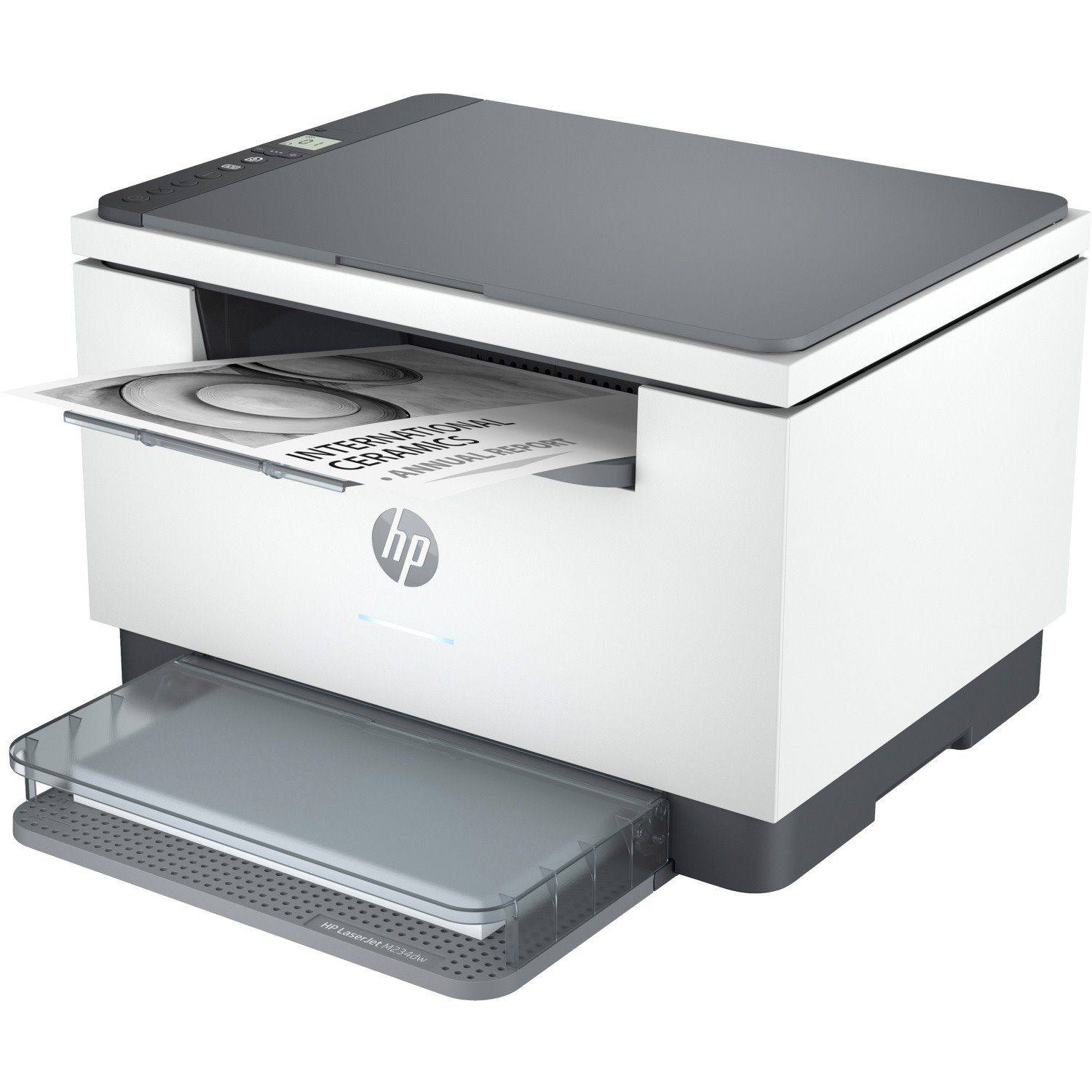 HP LaserJet M234dw Laser Multifunction Printer-Monochrome-Copier/Scanner-30 ppm Mono Print-600x600 dpi Print-Automatic Duplex Print-20000 Pages-150 sheets Input-Color Flatbed Scanner-600 dpi Optical Scan-Wireless LAN-Apple AirPrint-HP Smart App