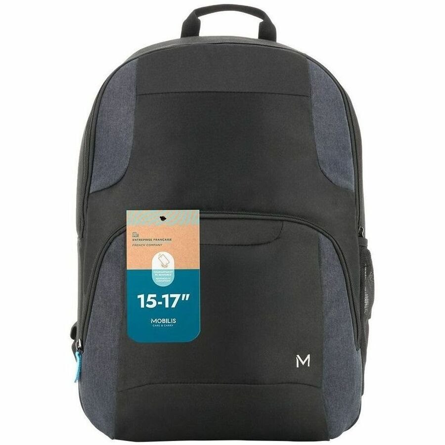 MOBILIS TheOne Basic Carrying Case (Backpack) for 38.1 cm (15") to 43.2 cm (17") Notebook - Navy Blue