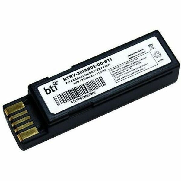 BTI BTRY-36IAB0E-00-BTI 1-CELL 3.6V LI-ION SCANNER BATTERY FOR ZEBRA DS3600, LS3600, LI3600