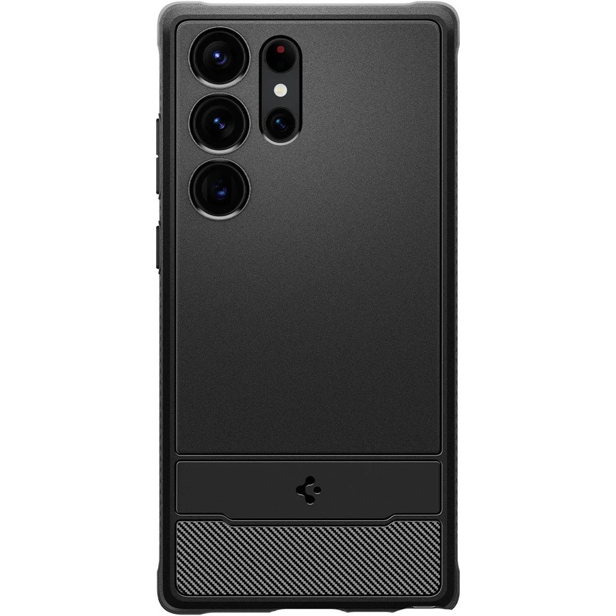 Spigen Rugged Armor Robuust Case voor Samsung Galaxy S23 Ultra Smartphone - Zwart - 1