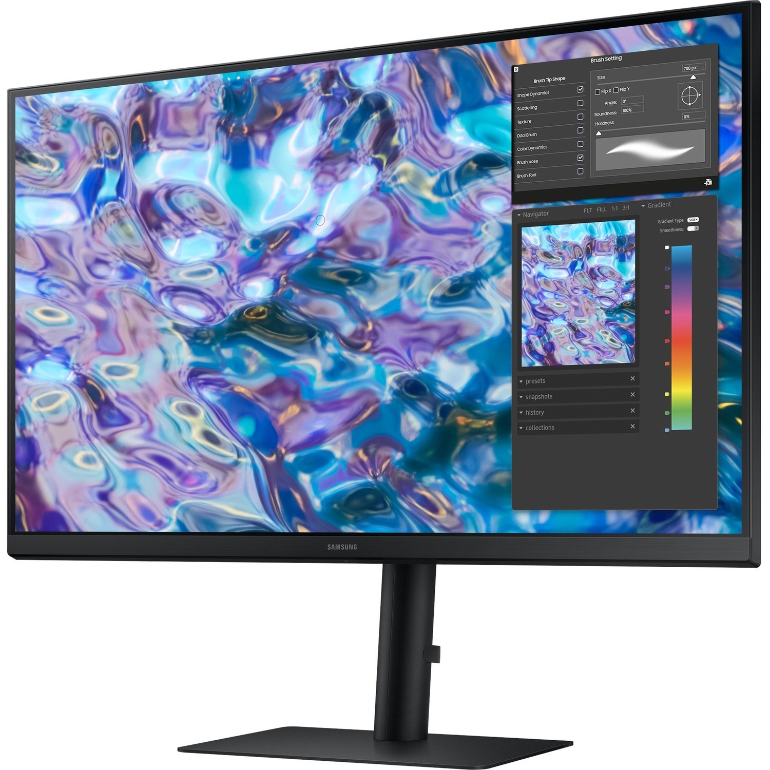 Samsung S27B610EQU 27" Class WQHD LCD Monitor - 16:9 - Black