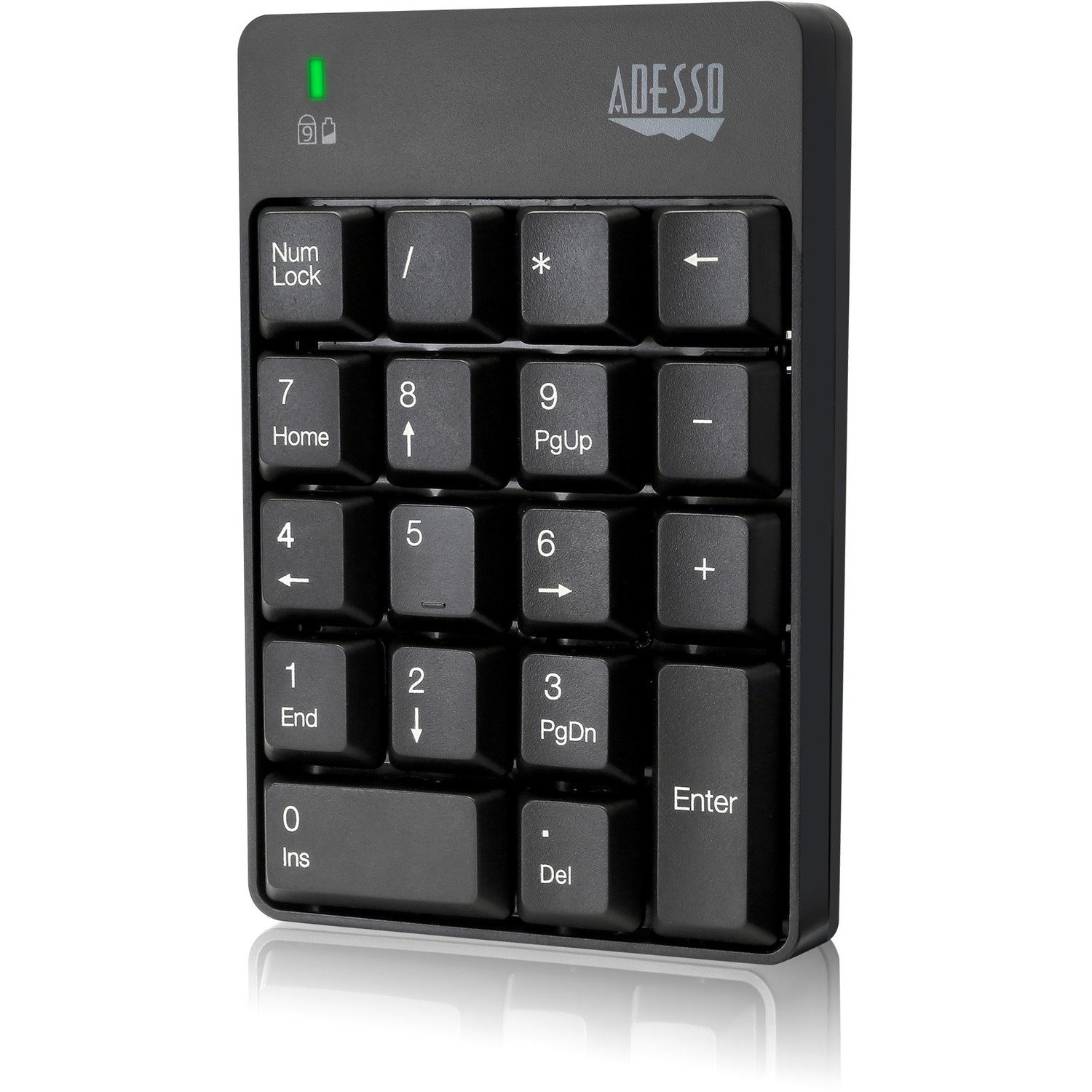 Adesso Wireless Spill Resistant 18-Key Numeric Keypad