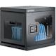 Charging Cabinet/Cart via AC Adapter (UK) x10 Devices, Desktop/Wall, Using supplied AC Adapter (power cables) included with device, Suitable for iPads/other tablets/phones/laptops (up to 15.6"), Bays 380x30x280mm, Wall Mountable, Stackable, UK 3-pin Plug