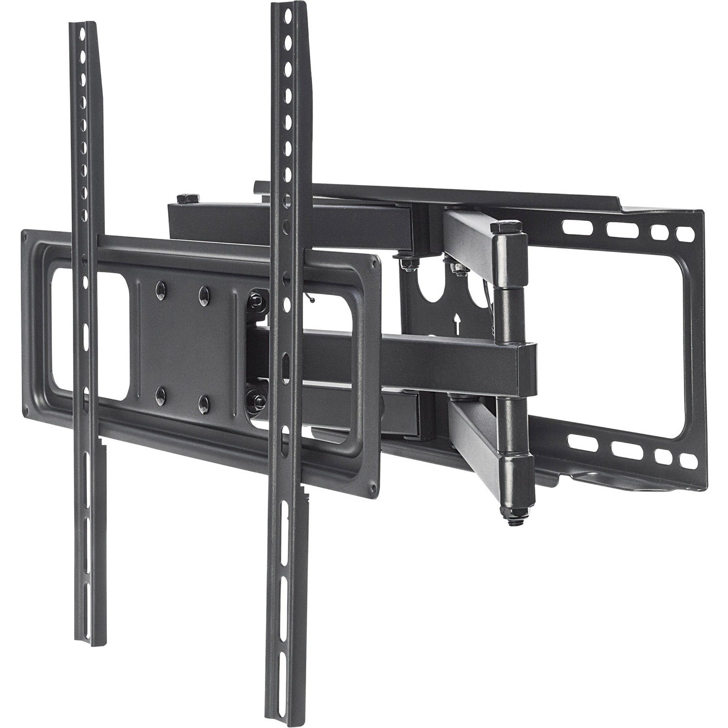 Manhattan TV & Monitor Mount, Wall, Full Motion, 1 screen, Screen Sizes: 32-55" , Black, VESA 100x100 to 400x400mm, Max 40kg, LFD, Tilt & Swivel with 3 Pivots, Lifetime Warranty