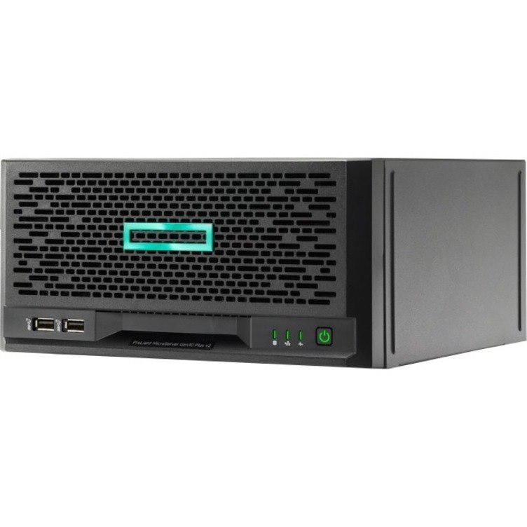 HPE ProLiant MicroServer Gen10 Plus v2 Ultra Micro Tower Server - 1 Xeon E-2314 2.80 GHz - 16 GB RAM - Serial ATA Controller