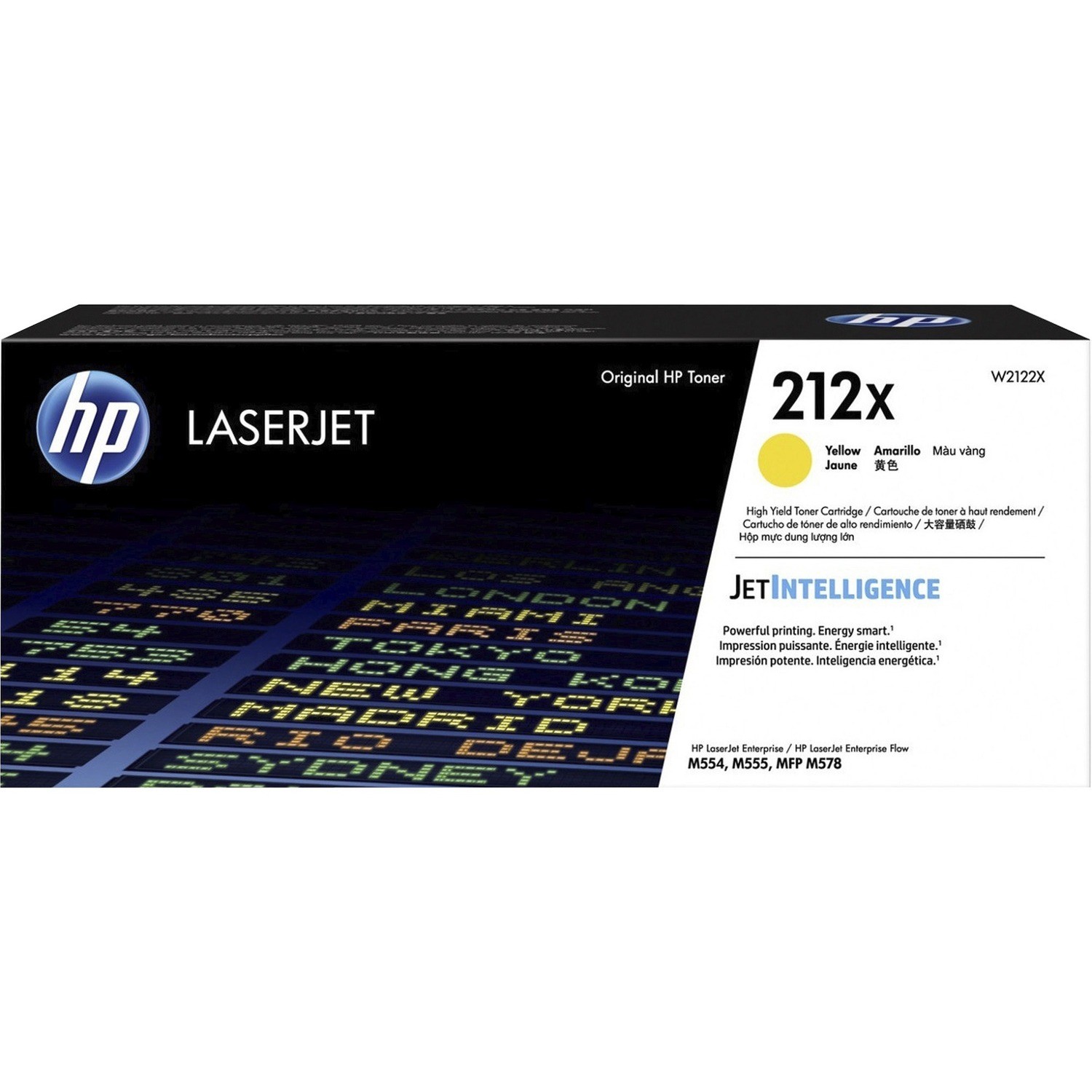 HP 212X Origineel Hoog Rendement Laser Tonercartridge - Geel - 1 Verpakking