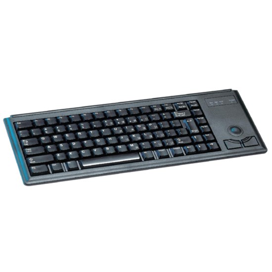CHERRY G84-4420 Keyboard - Cable Connectivity - USB Interface - Trackball - English (US) - Black