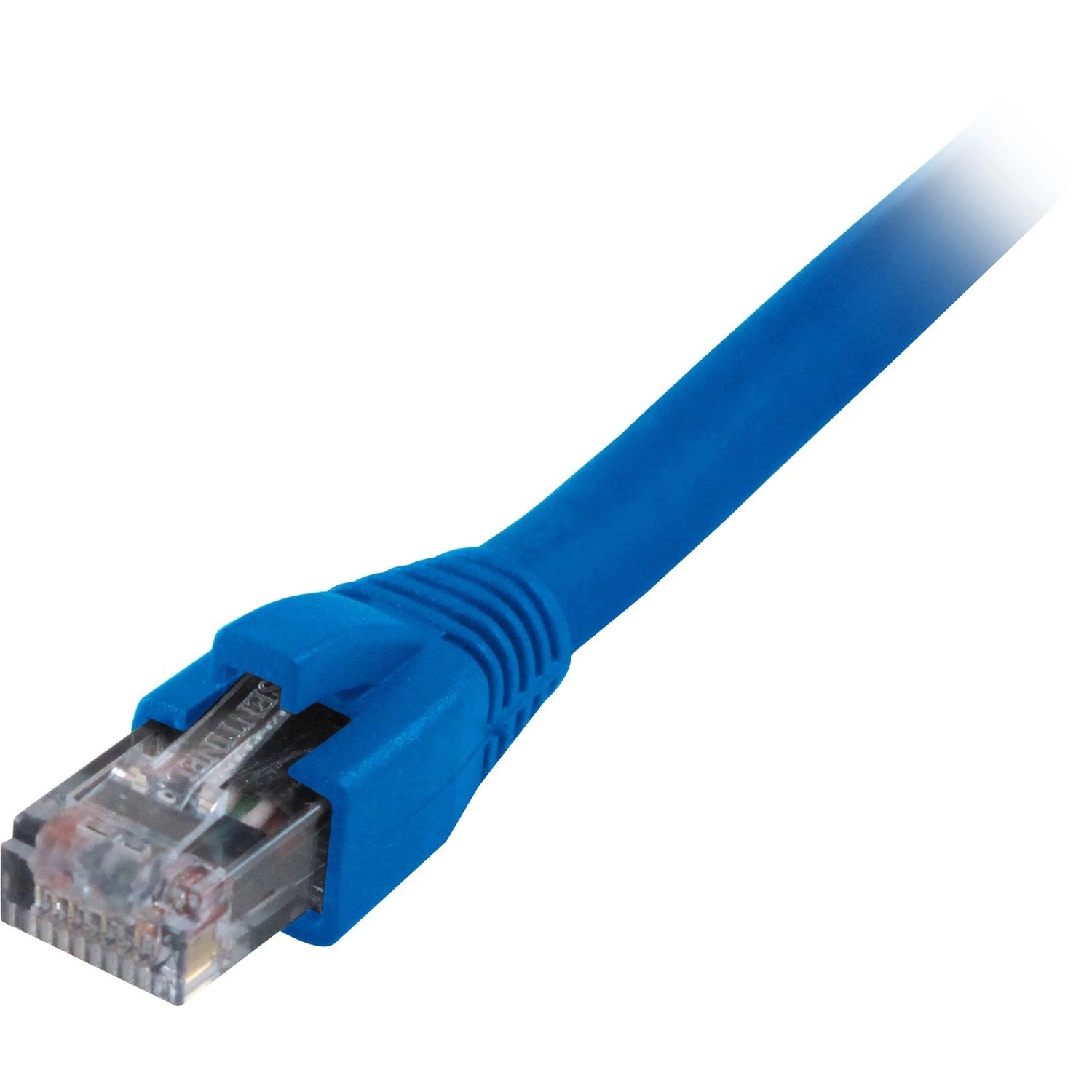 Comprehensive Cat6 Snagless Solid Plenum Shielded Blue Patch Cable 50ft