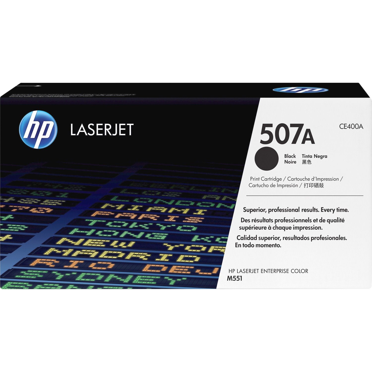 HP 507A Original Laser Toner Cartridge - Black - 1 Each