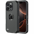 Strike Rugged Case for Apple iPhone 16 Pro Max Smartphone - Rubberised - Black - 1