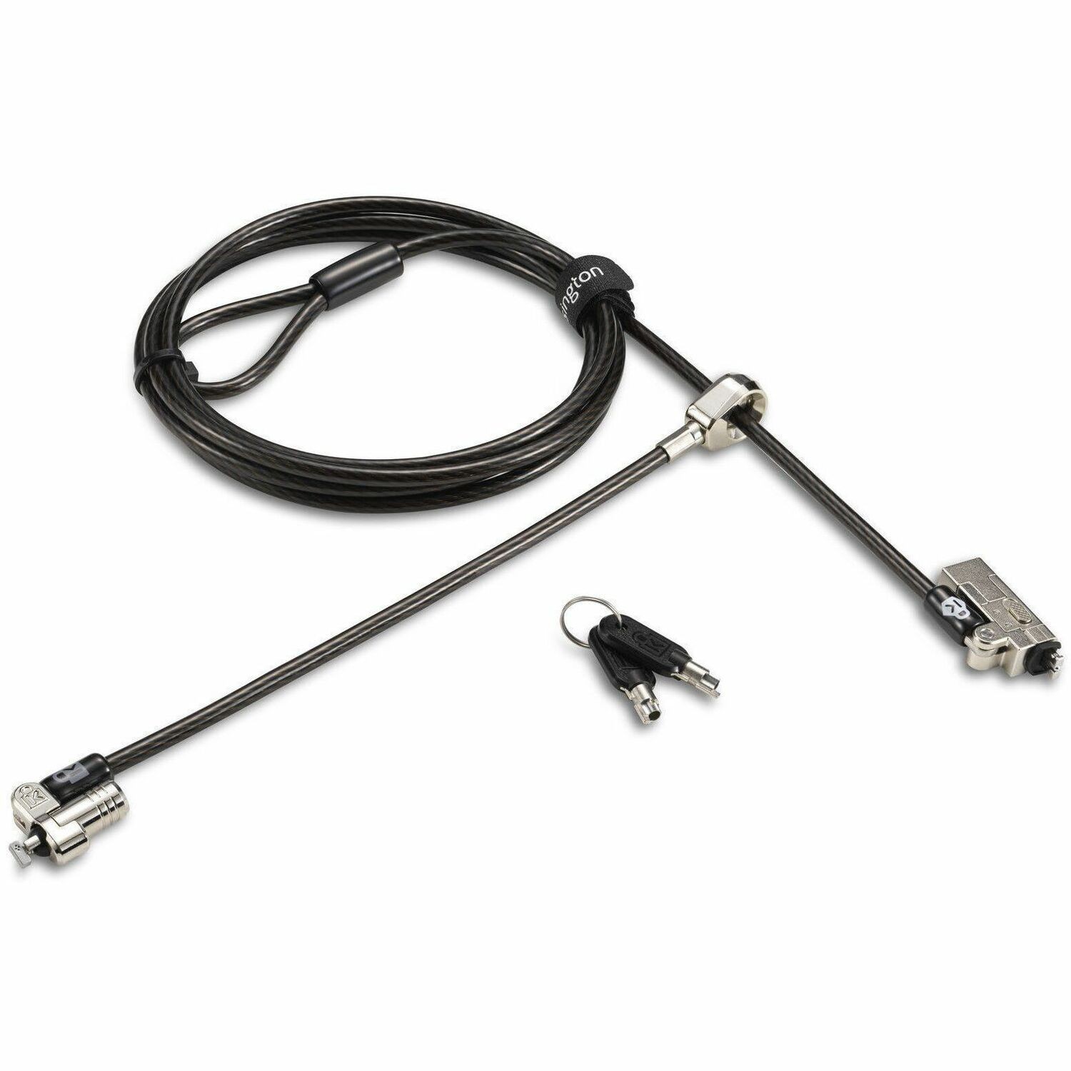Kensington Slim NanoSaver 2.0 Cable Lock For Notebook, Monitor, Docking Station