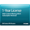 D-Link DSR-250N Dynamic Web Content Filtering License, 12-months