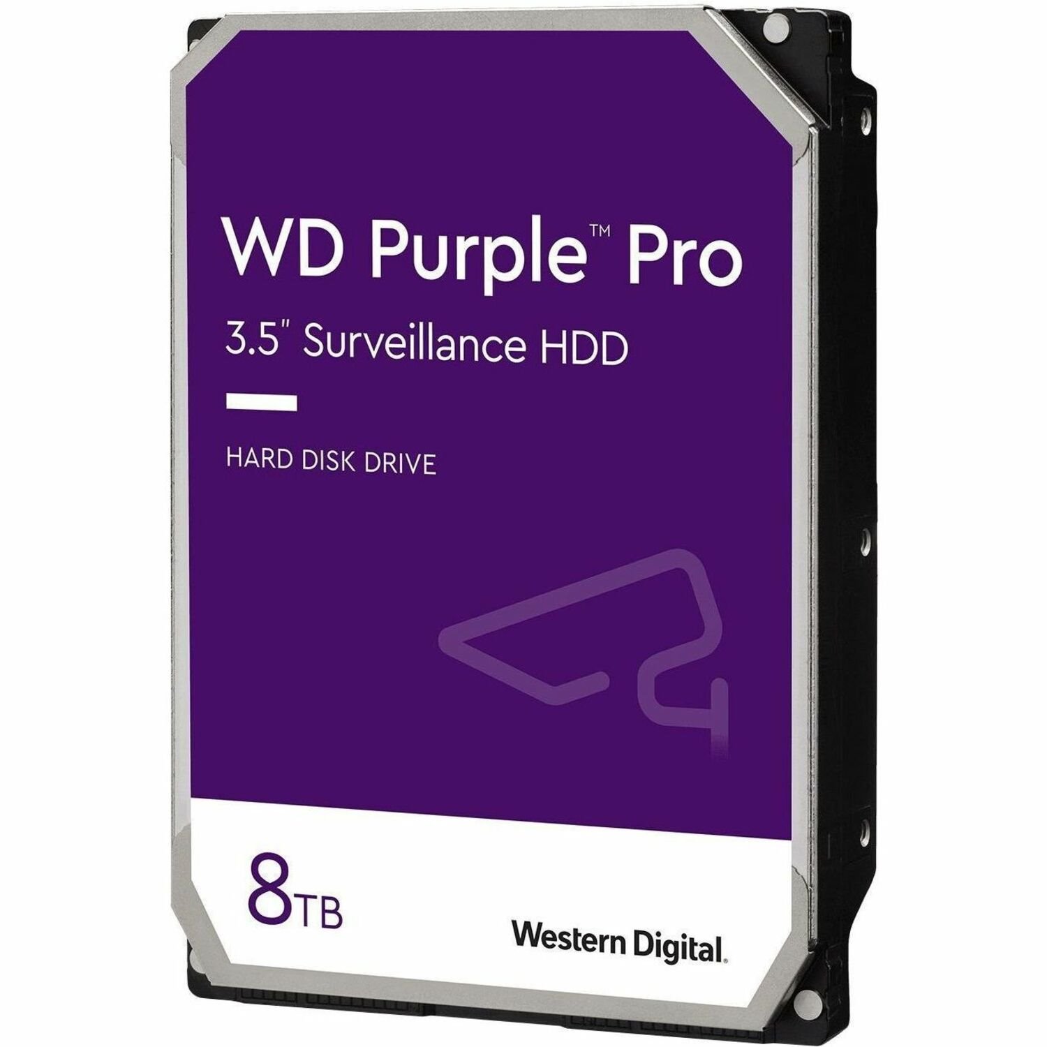 WD Purple Pro WD8002PURP 8 TB Hard Drive - 3.5" Internal - SATA (SATA/600)