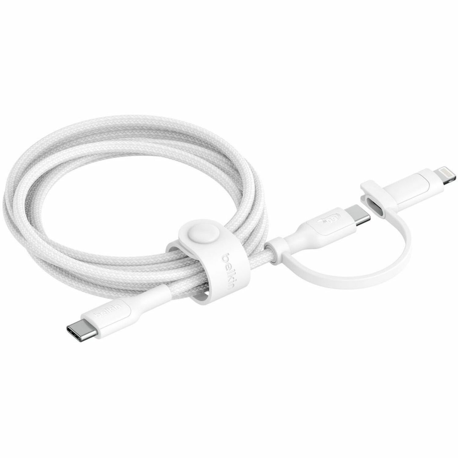 Belkin BoostCharge Pro 2-in-1 Cable with USB-C and Lightning Connector