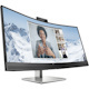 HP E34m G4 34" Class Webcam WQHD Curved Screen LCD Monitor - 21:9