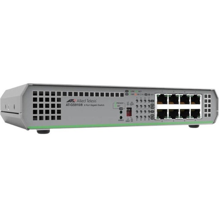 Allied Telesis CentreCOM GS910 GS910/8 8 Ports Ethernet Switch