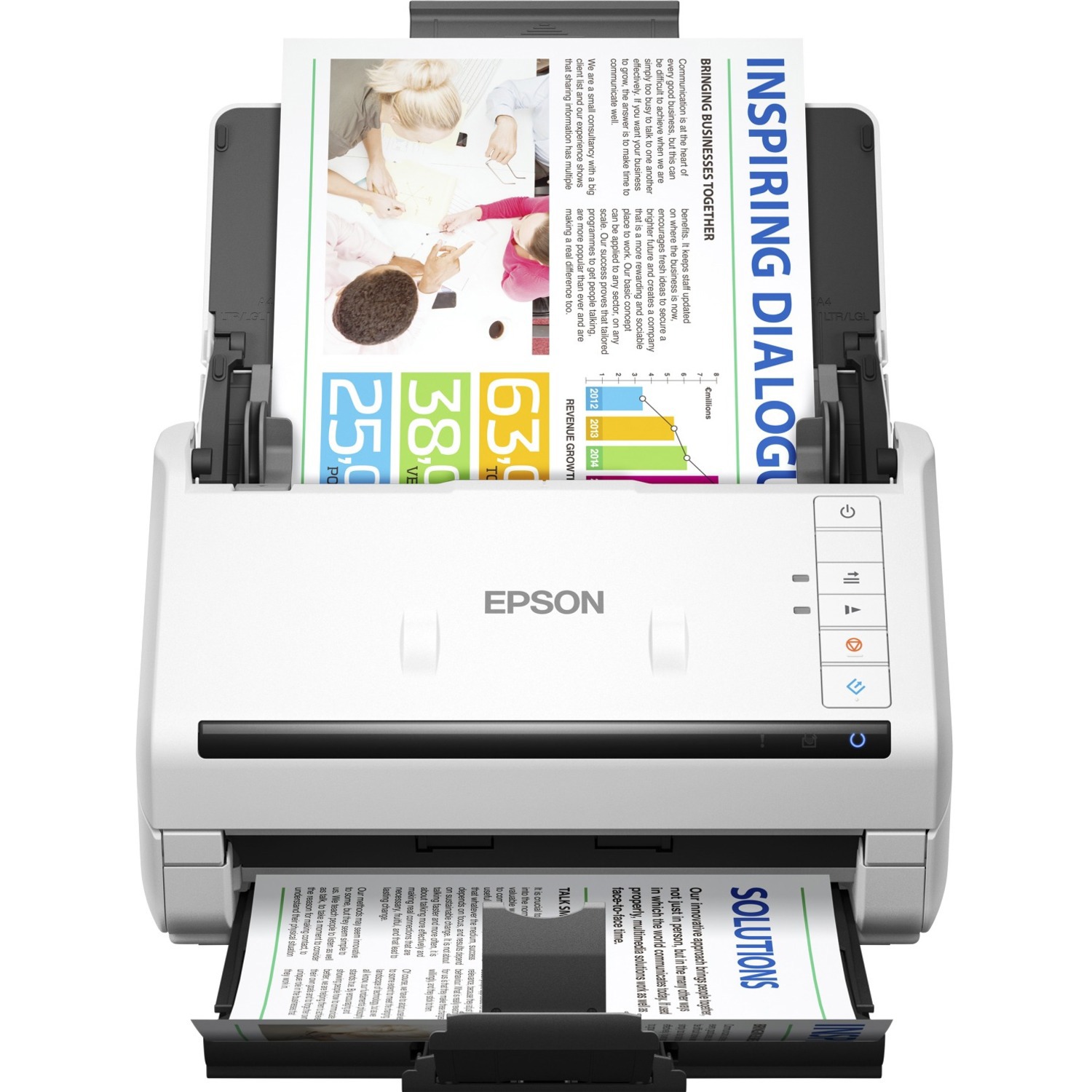 Epson WorkForce DS-770II Sheetfed Scanner - 600 x 600 dpi Optical