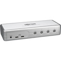 Eaton Tripp Lite Series 4-Port DVI/USB KVM Switch with Audio and Cables