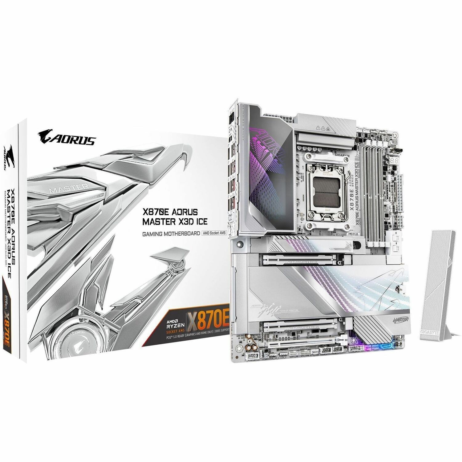Gigabyte X870e Aorus Master X3D Ice