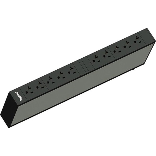 Legrand Rack PDU, Basic, ZeroU, 12A, 120V, (14) 5-20R, 5-15P Cord