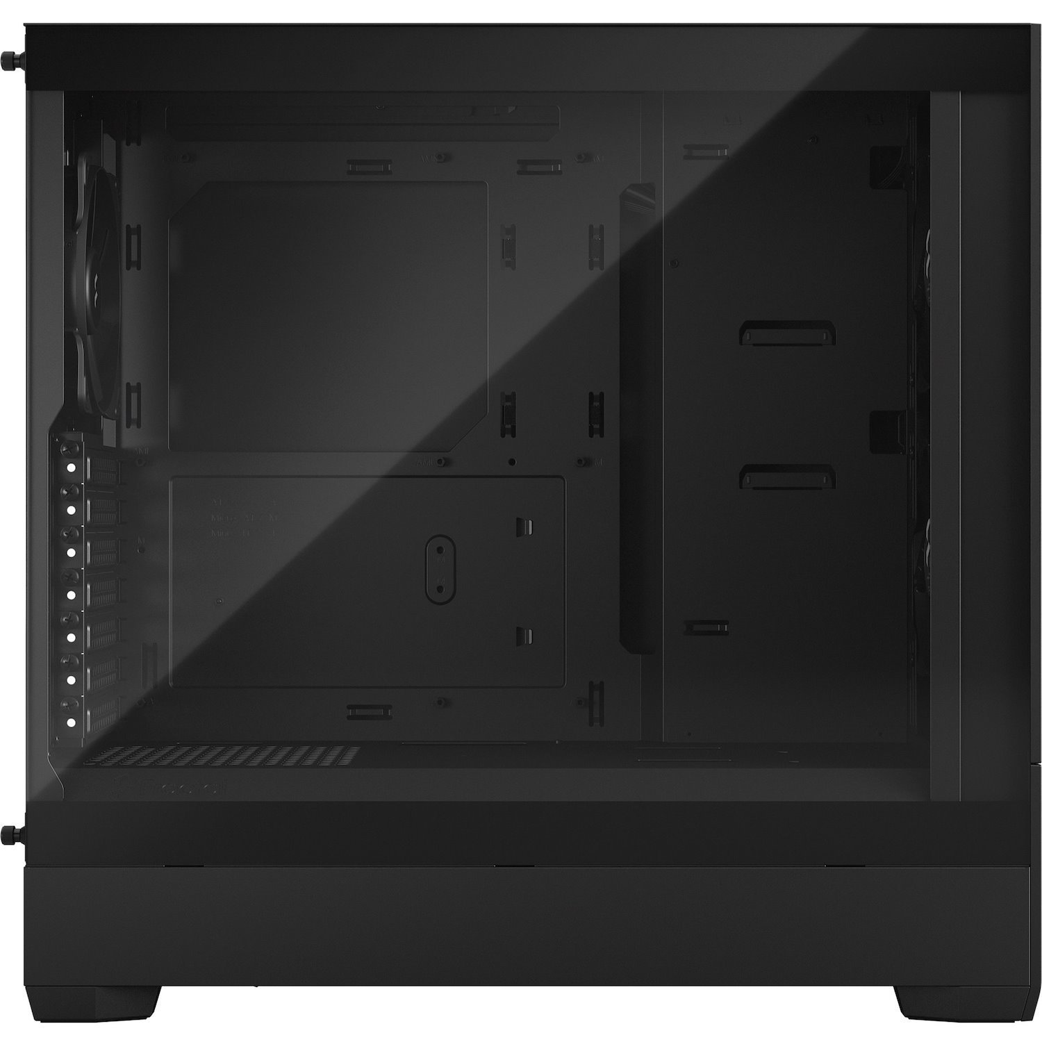 Fractal Design Computer Case - Mini ITX, Mini ATX, ATX Motherboard Supported - Mid-tower - Steel, Tempered Glass - Black