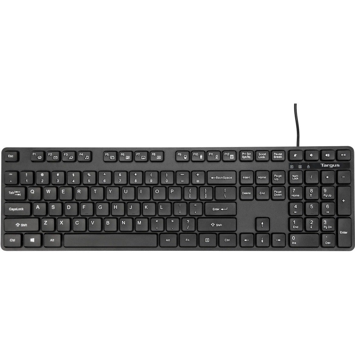 Targus Full-Size Antimicrobial Wired Keyboard