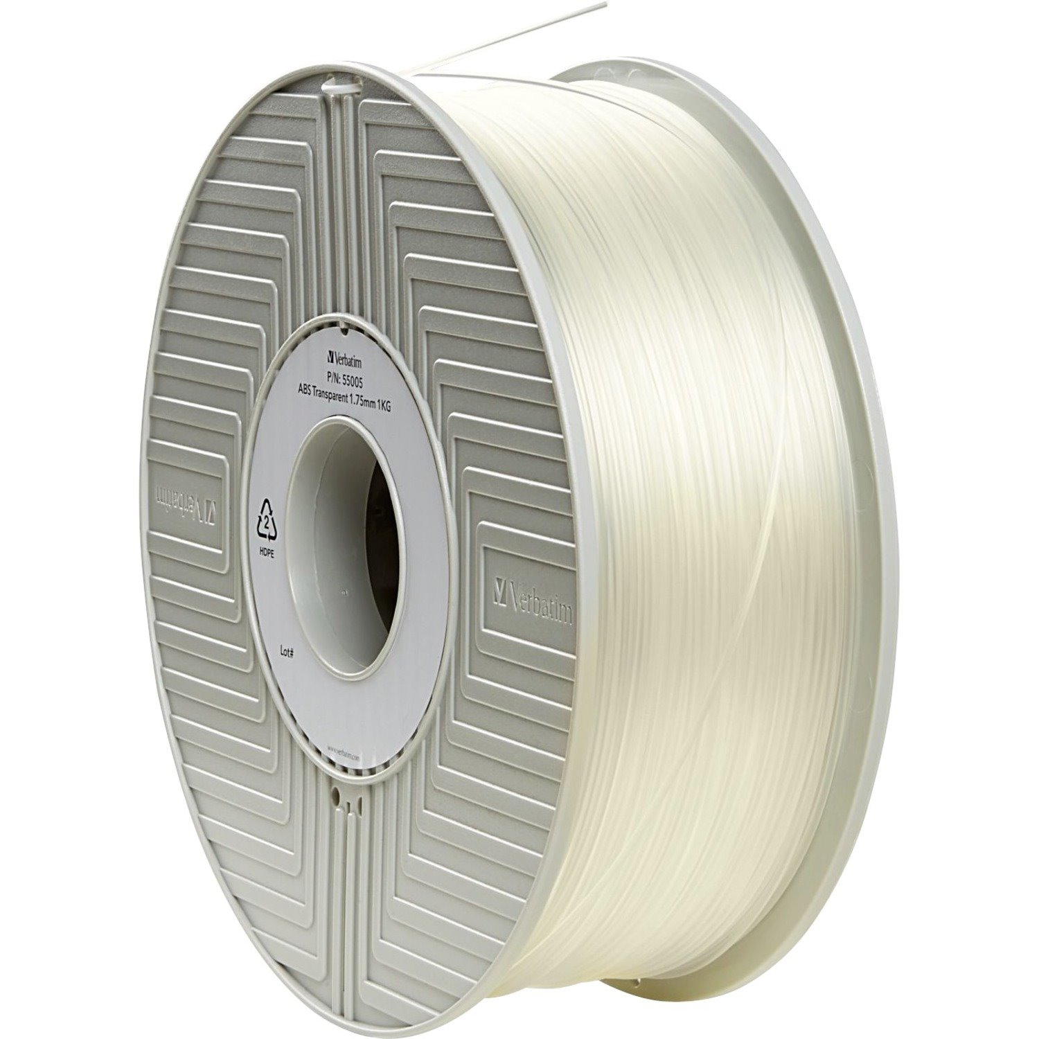 Verbatim ABS 3D Filament 1.75mm 1kg Reel - Transparent