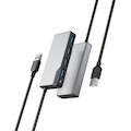 ALOGIC USB-A Fusion SWIFT 4-in-1 Hub -Space Grey