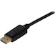 StarTech.com 6ft (1.8m) DisplayPort to VGA Cable, Active DisplayPort to VGA Adapter Cable, 1080p Video, DP to VGA Monitor Converter Cable