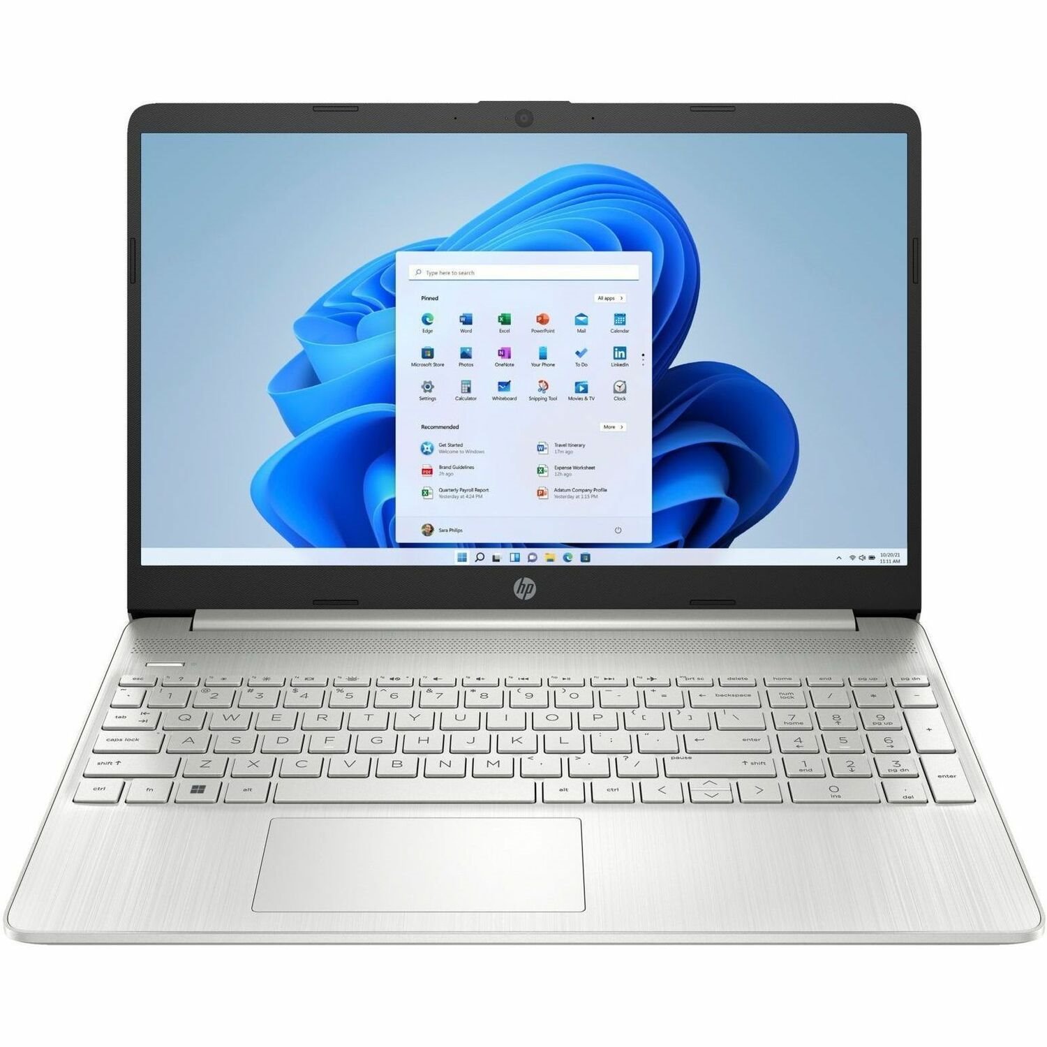 HP 15.6" Notebook - Full HD - 1920 x 1080 - (Intel Core i5 12th Gen i5-1235U Deca-core (10 Core) - 16 GB Total RAM - 512 GB SSD - Natural Silver - Refurbished