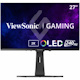 ViewSonic Gaming XG272-2K-OLED 27 Inch 1440p 240Hz OLED Ergonomic White Gaming Monitor with up to 0.01ms, FreeSync Premium, G-Sync Compatibility, RGB, and USB-C, HDMI v2.1, DP Inputs