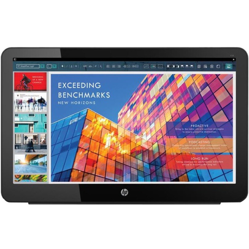 HP Business V14 14" Full HD LED LCD Portable Monitor - 16:9