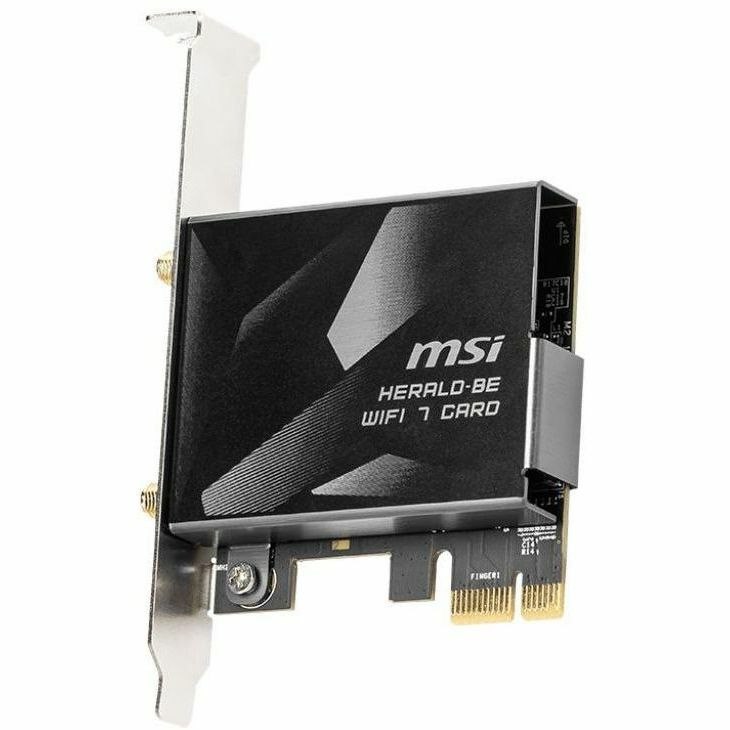 MSI HERALD-BE IEEE 802.11be Bluetooth 5.4 Tri Band Wi-Fi/Bluetooth Combo Adapter