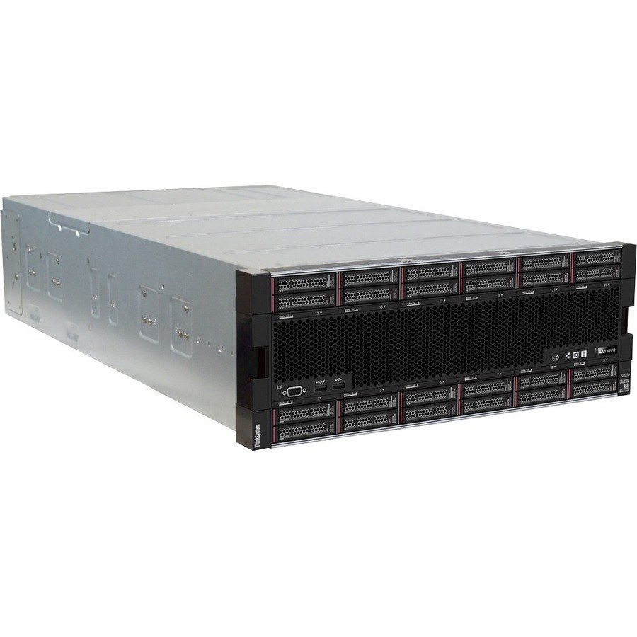 Lenovo ThinkSystem SR950 7X12A027NA 4U Rack Server - 4 x Intel Xeon Platinum 8180 2.50 GHz - 1.54 TB RAM - 36.48 TB SSD - (8 x 3.84TB, 2 x 480GB, 6 x 800GB) SSD Configuration - 12Gb/s SAS, Serial ATA/600 Controller