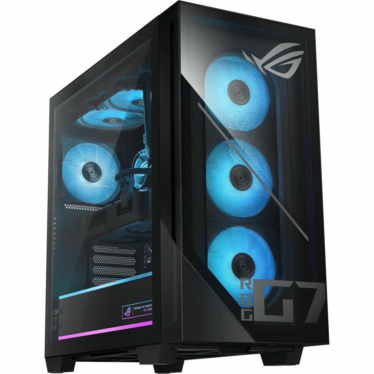 Asus G700TF-DS764: Asus Desktop/Black/Core Ultra 7 265F/16GB/NV RTX5060/1TB M.2 2280