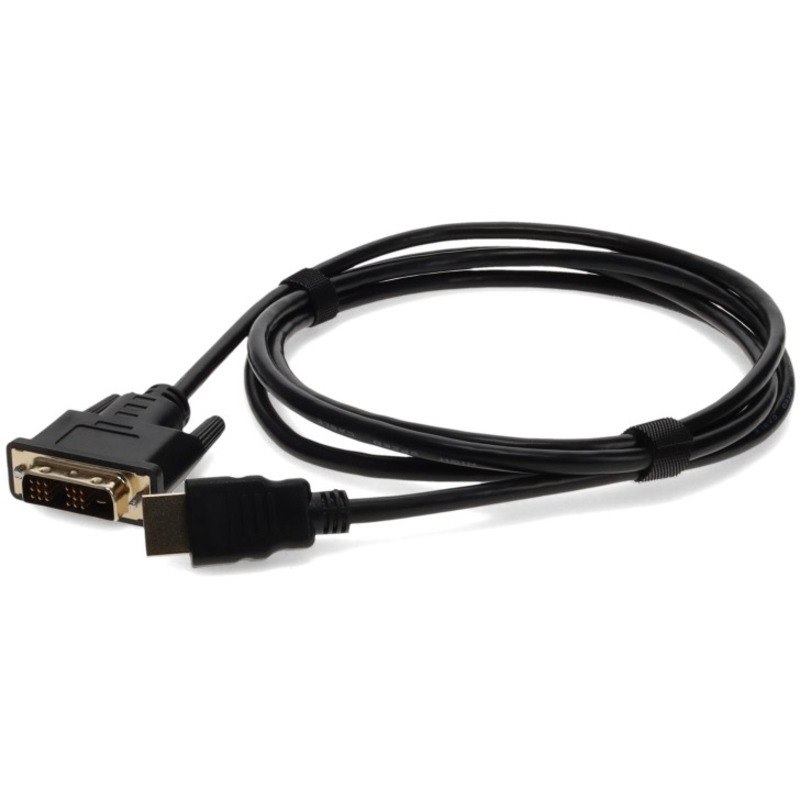 6ft HDMI 1.3 Male to DVI-D Single Link (18+1 pin) Male Black Cable For Resolution Up to 1920x1200 (WUXGA)